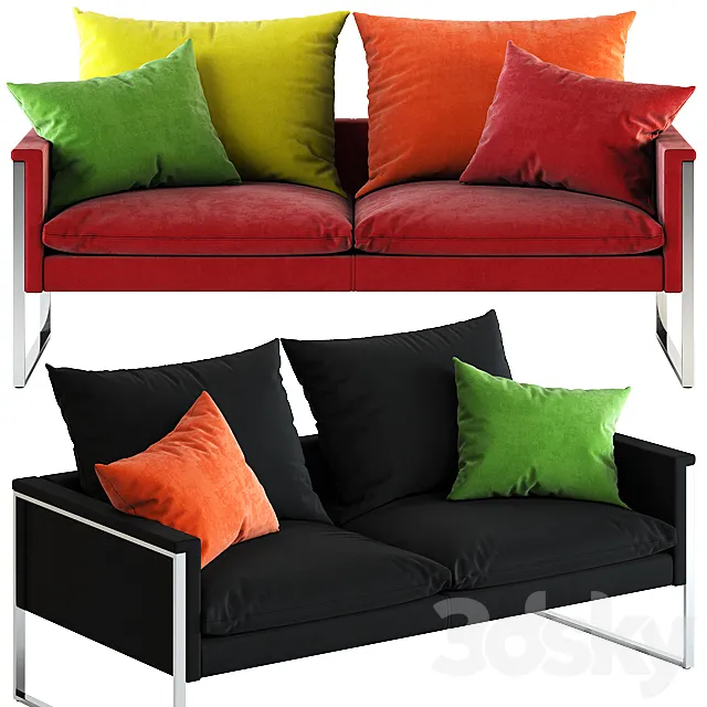 B & T design _ GO LARGE DOUBLE SOFA 3D Model B & T design _ GO LARGE DOUBLE SOFA 3D Model