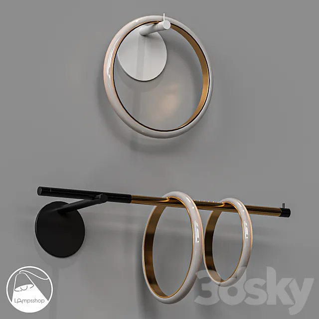 B4152 Sconce Gala Magic 3D Model