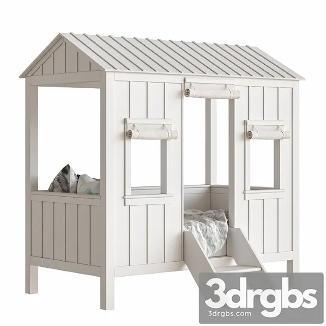 Baby Bed 2 1 3D Model Download