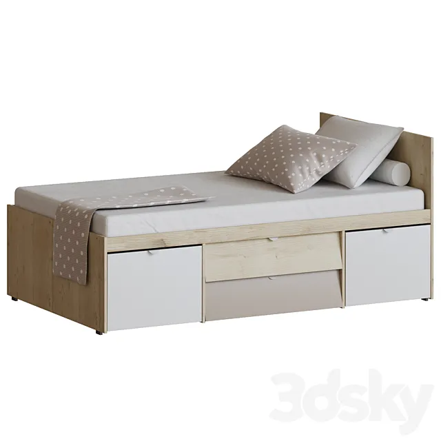 Baby bed Leslie-2 (divan.ru) 3D Model Baby bed Leslie-2 (divan.ru) 3D Model