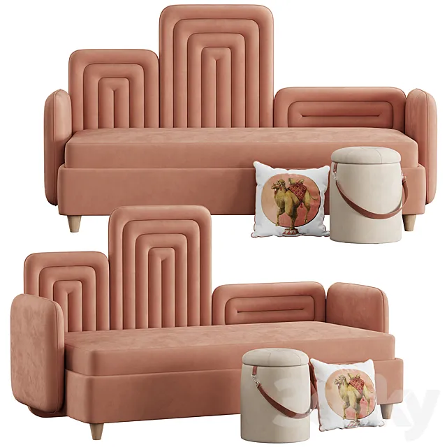 Baby bed Lollipop M Manifesto 3D Model Baby bed Lollipop M Manifesto 3D Model