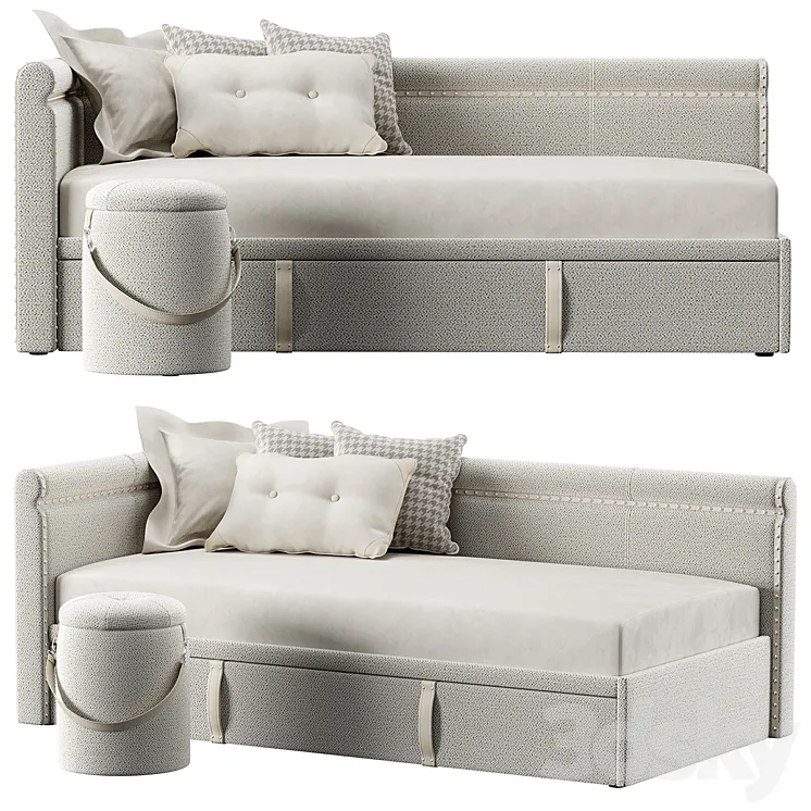 Baby bed PORTMAN corner Manifesto 3D Model Free Download