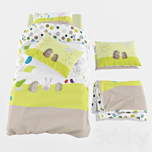 Baby bedding 3DModel Baby bedding 3DModel