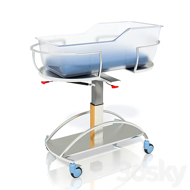 Baby beds for pediatric 3D Model