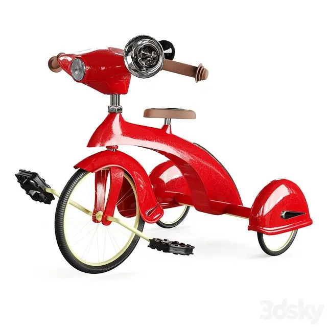 Baby bike tricycle 3D Model