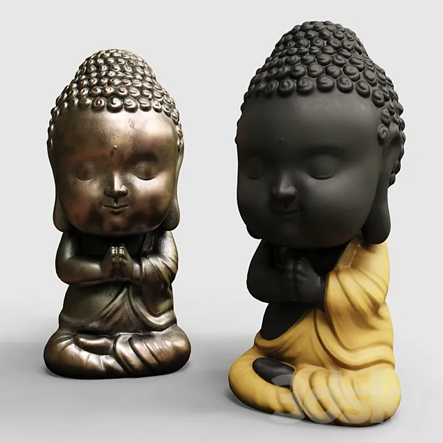 Baby buddha figurine 3DModel Baby buddha figurine 3DModel