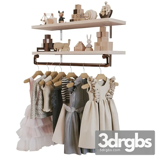 Baby Clothes 3D Model Download