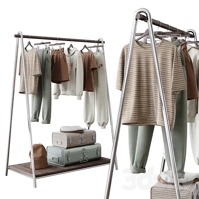 Baby Clothes Set 08 3D Model