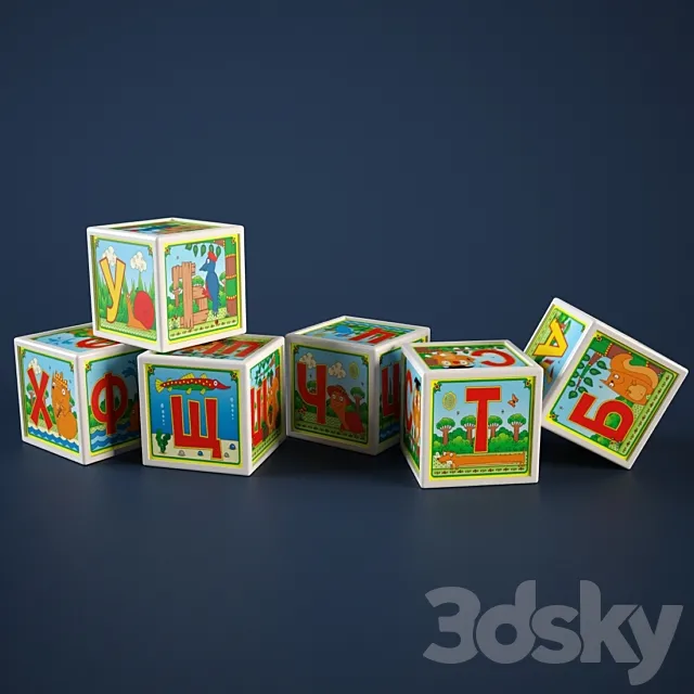 baby cubes 3DModel baby cubes 3DModel