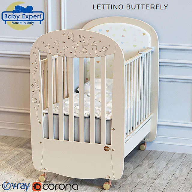 Baby Expert (Lettino Butterfly) 3DModel Baby Expert (Lettino Butterfly) 3DModel