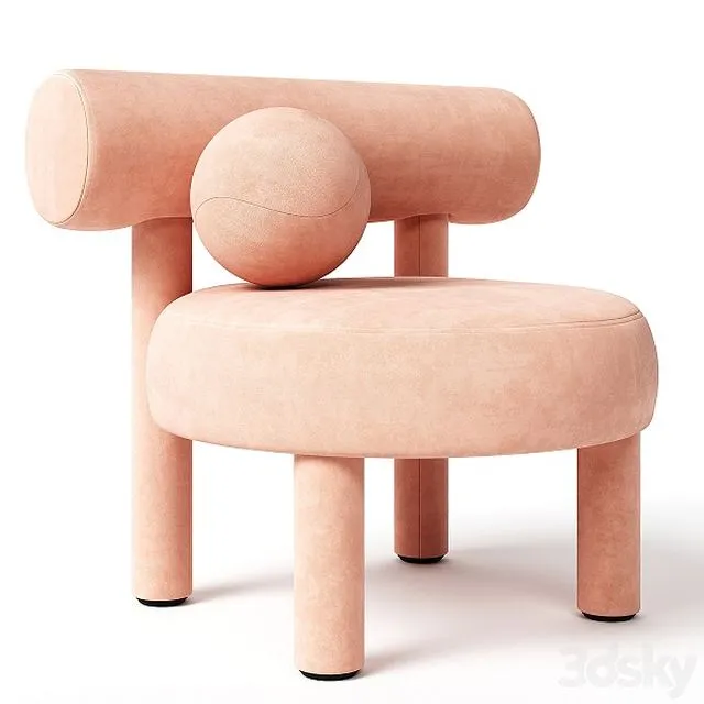Baby Low Chair Gropius CS1 3D Model