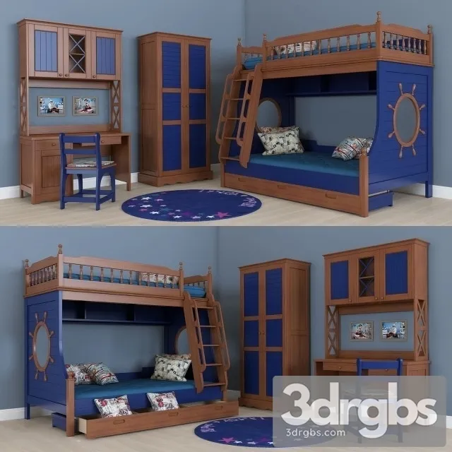 Baby Room 02 3D Model Download