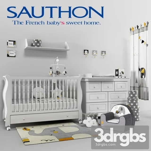 Baby Room Sauthon Babyfan 3D Model Download