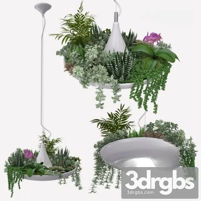 Babylon Plantable Lamp 3D Model Download