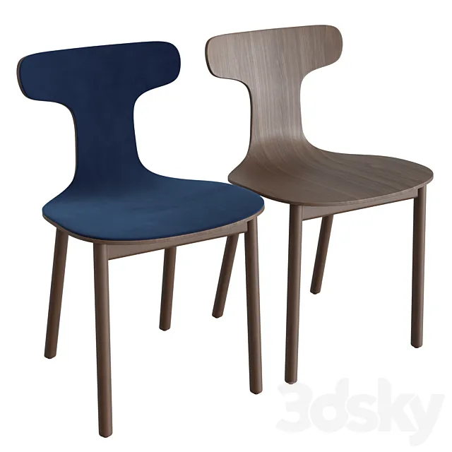 Bac one chair 3D Model Bac one chair 3D Model