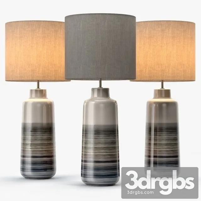 Bacari Large Table Lamp 3D Model Download