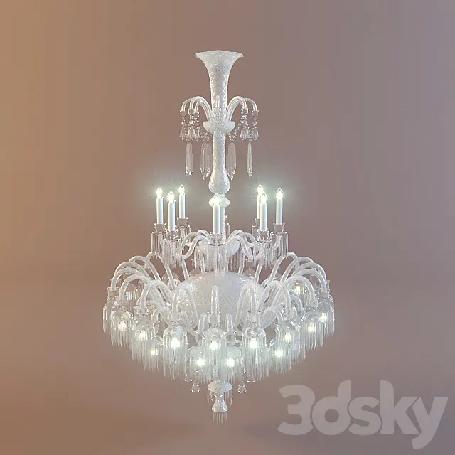 BACCARAT Chandelier 3D Model BACCARAT Chandelier 3D Model