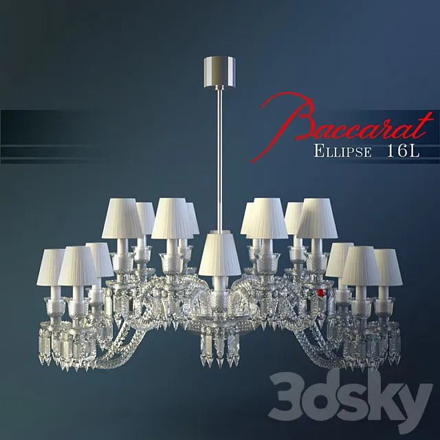 Baccarat – Ellipse 16L 3DModel Baccarat – Ellipse 16L 3DModel