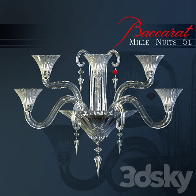 Baccarat – Mille Nuits 5l 3DModel Baccarat – Mille Nuits 5l 3DModel