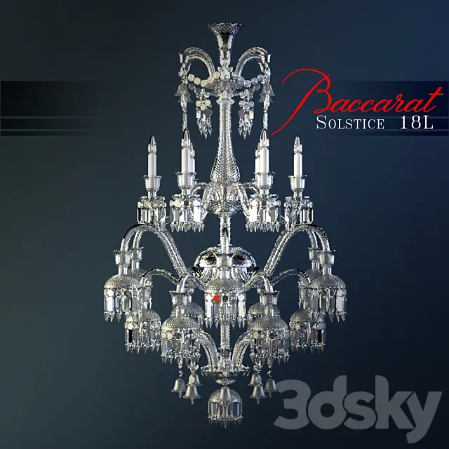 Baccarat-Solstice 18L 3D Model Baccarat-Solstice 18L 3D Model
