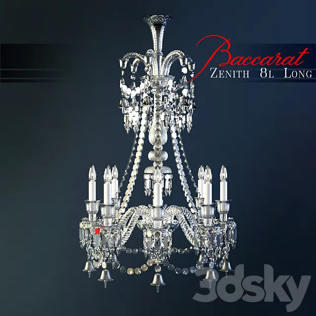 Baccarat – Zenith 8l Long 3D Model Baccarat – Zenith 8l Long 3D Model