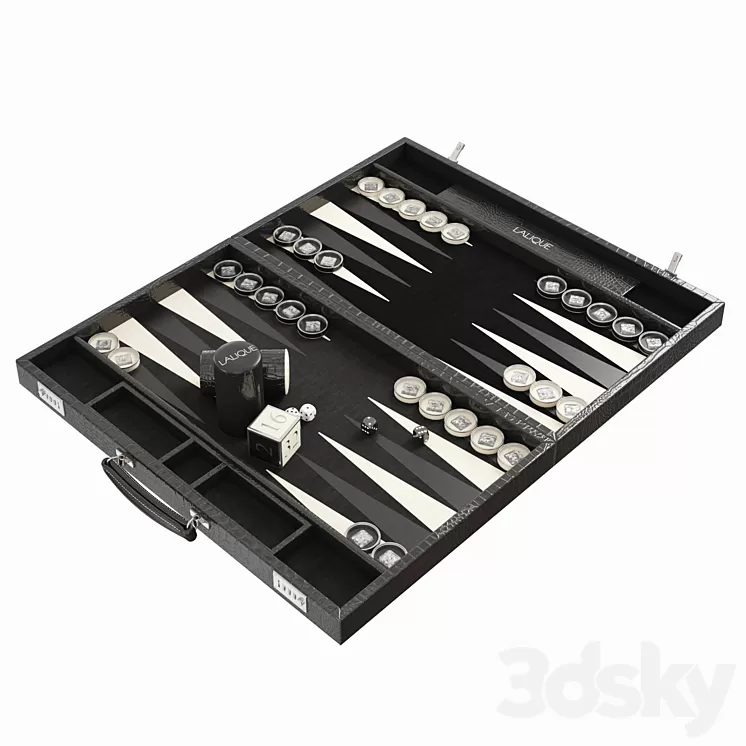 backgammon Masque de Femme 3D Model backgammon Masque de Femme 3D Model