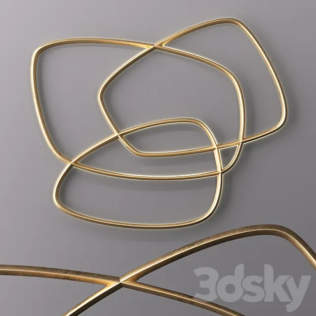 Backlit wall decor 3D Model