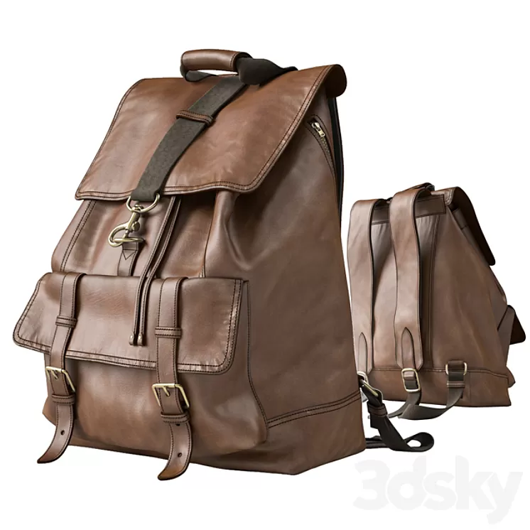 Backpack Coach 3D Model Backpack Coach 3D Model