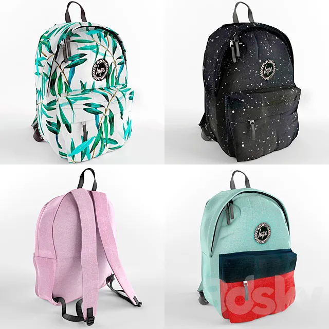 Backpack Hype 3D Model Backpack Hype 3D Model