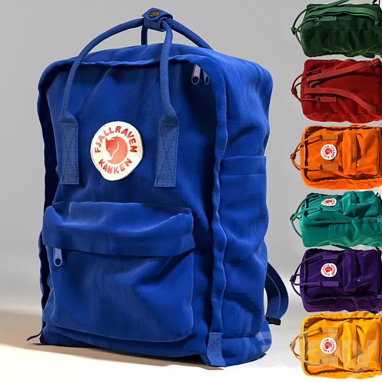 Backpack_FJALLRAVEN 3D Model Backpack_FJALLRAVEN 3D Model