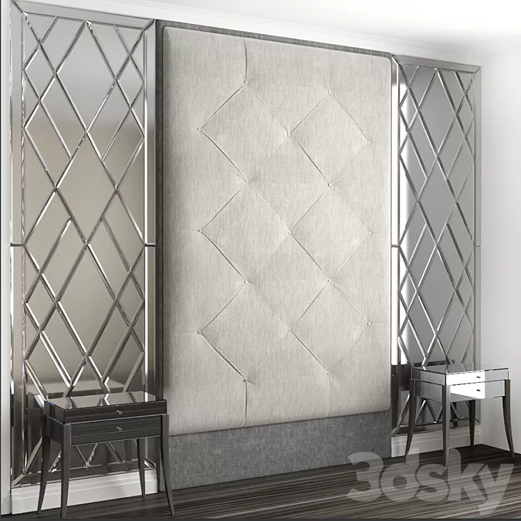 Backrest for bed_5 3D Model Backrest for bed_5 3D Model