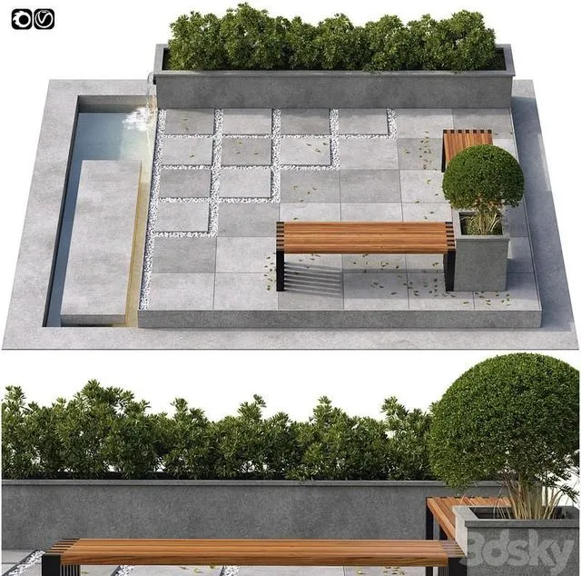 Backyard 3D Model