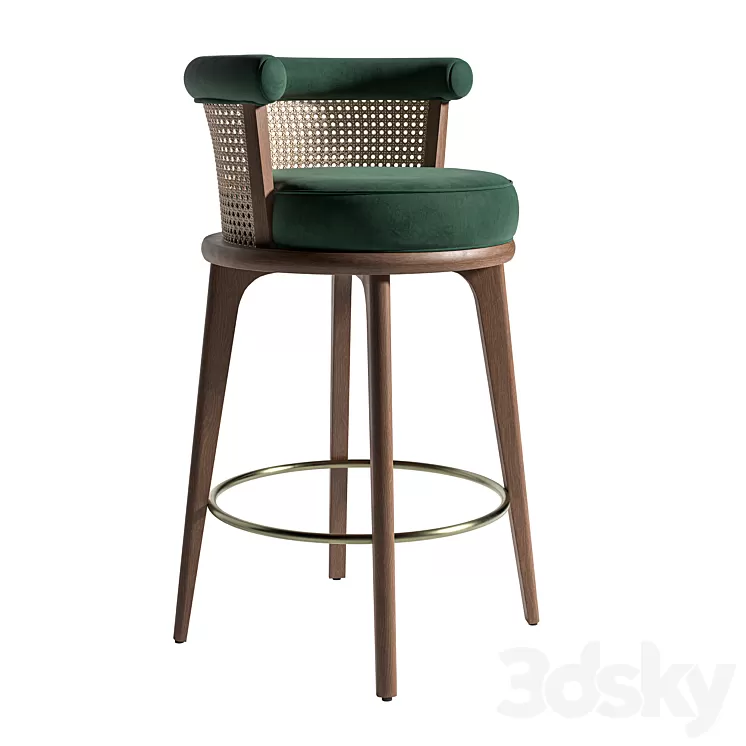 Badiola Counter Stool 3D Model Free Download