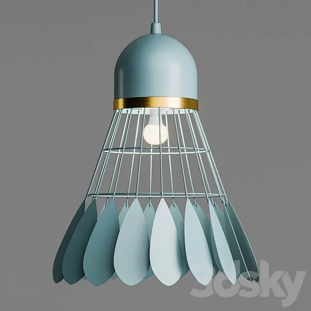 Badminton lamp 3DModel Badminton lamp 3DModel