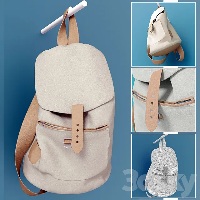 Bag-backpack 3DModel Bag-backpack 3DModel