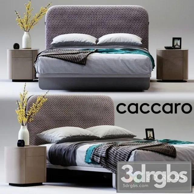 Bag Caccaro Bed 3D Model Download Bag Caccaro Bed 3D Model Download
