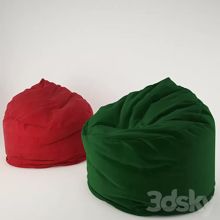 Bag chair 3D Model Bag chair 3D Model