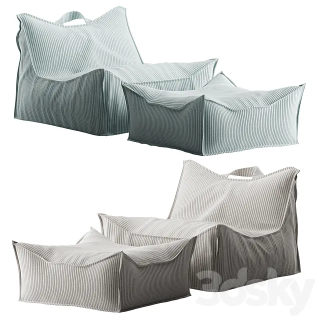 Bag chair 3D Model Bag chair 3D Model
