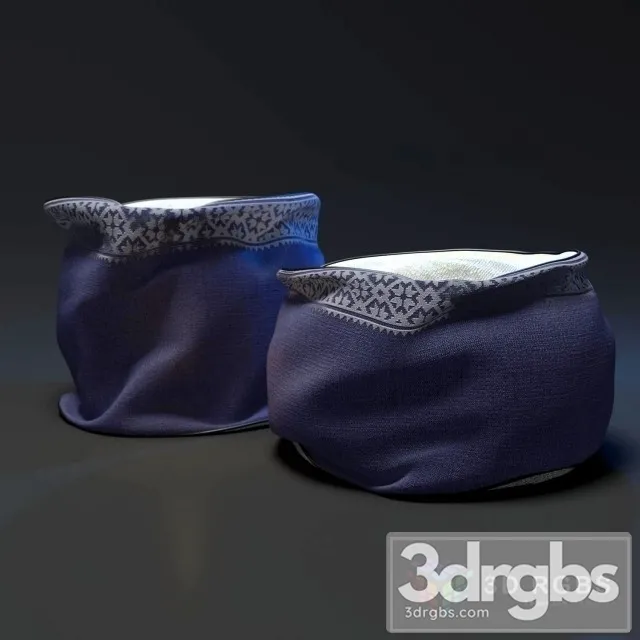 Bag Chair 3D Model Download