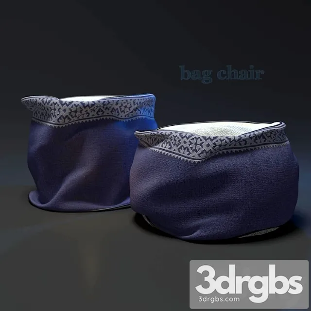 Bag Chair 3D Model Download Bag Chair 3D Model Download