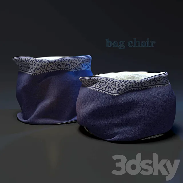 bag chair 3D Model