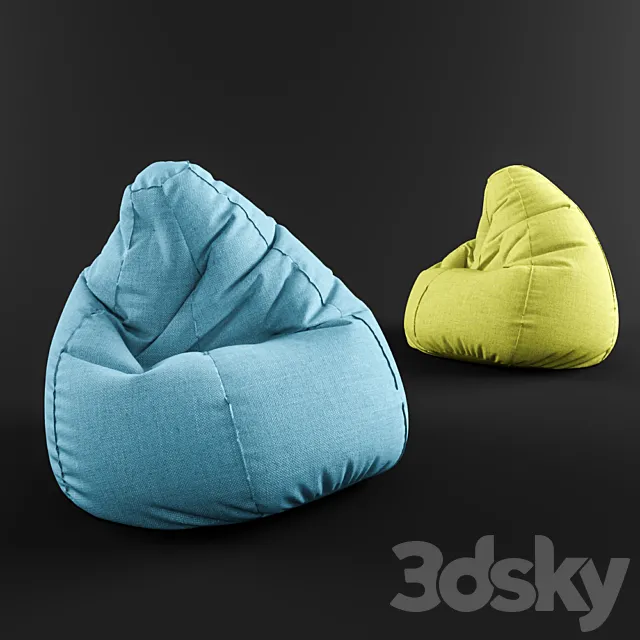 Bag chair 3DModel Bag chair 3DModel