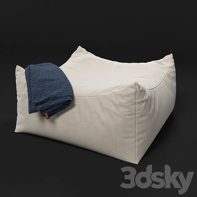 Bag chair 3D Model Bag chair 3D Model