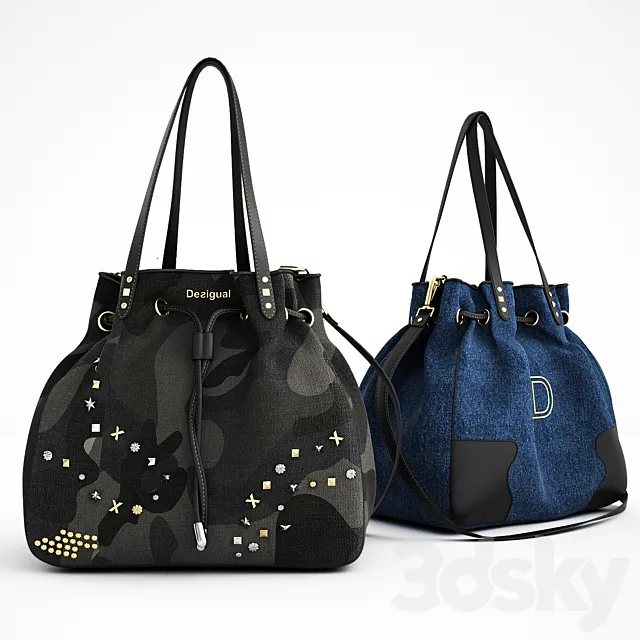 Bag Desigual 3D Model Bag Desigual 3D Model