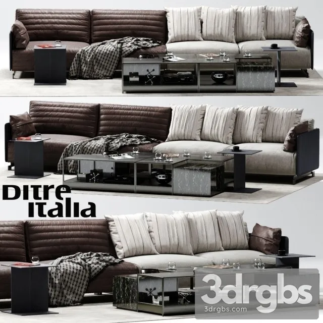 Bag Long Sofa 01 3D Model Download Bag Long Sofa 01 3D Model Download
