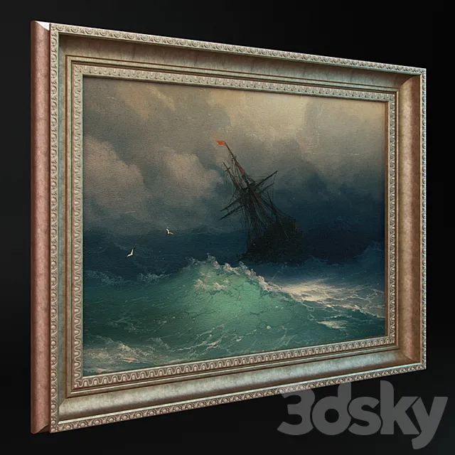 Baget for pictures or mirrors 3D Model Baget for pictures or mirrors 3D Model