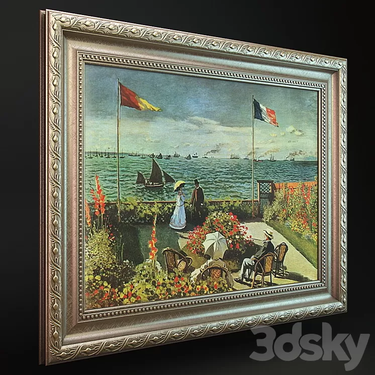 Baget for pictures or mirrors 3D Model