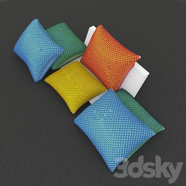 Bags with sequins 3D Model Bags with sequins 3D Model