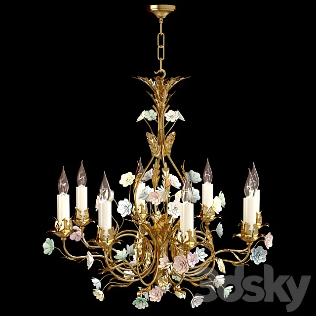 Bagues Paris Chandelier 4924 3D Model