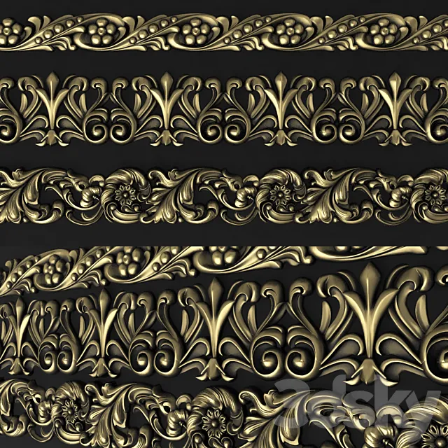 Baguettes2 3DModel Baguettes2 3DModel